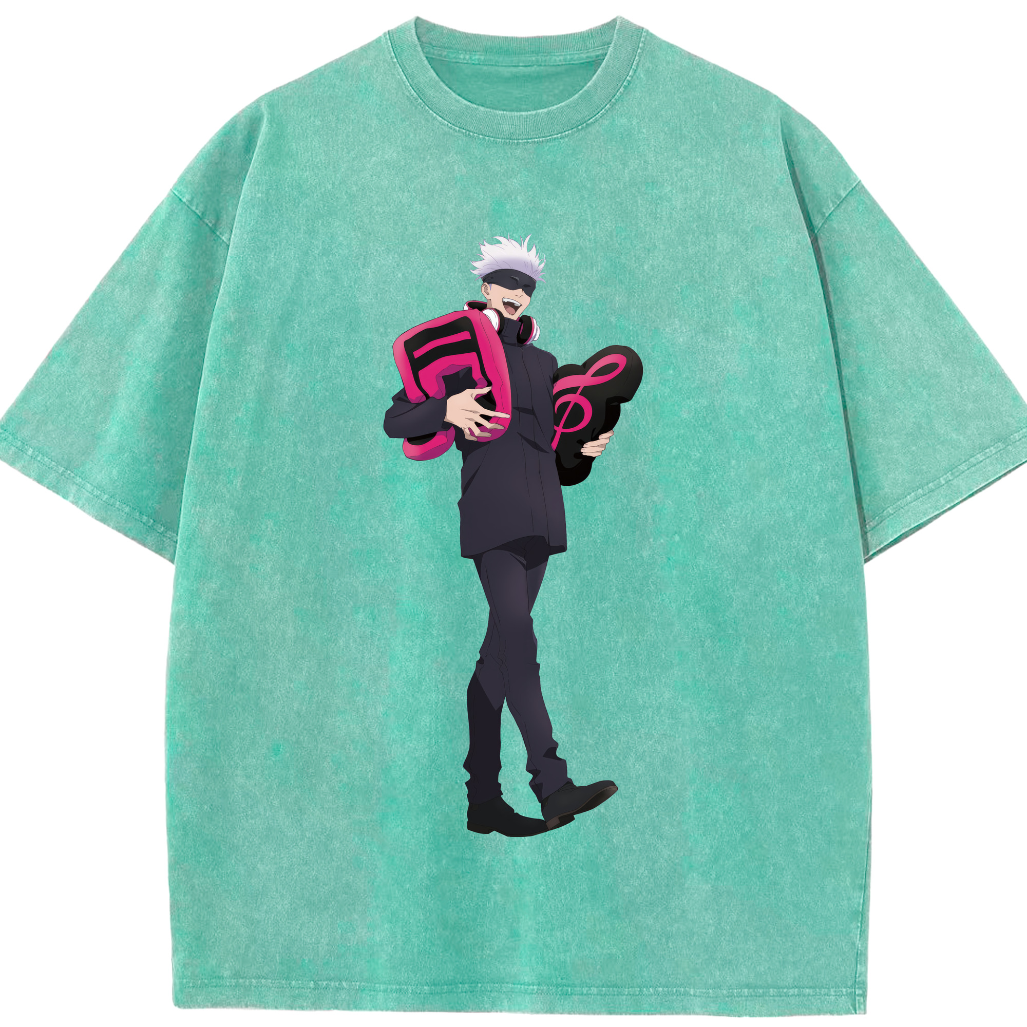 （画像用） 呪術廻戦 Jujutsu Kaisen 綿100% ヴィンテージ風 半袖Tシャツ（フロントプリント）